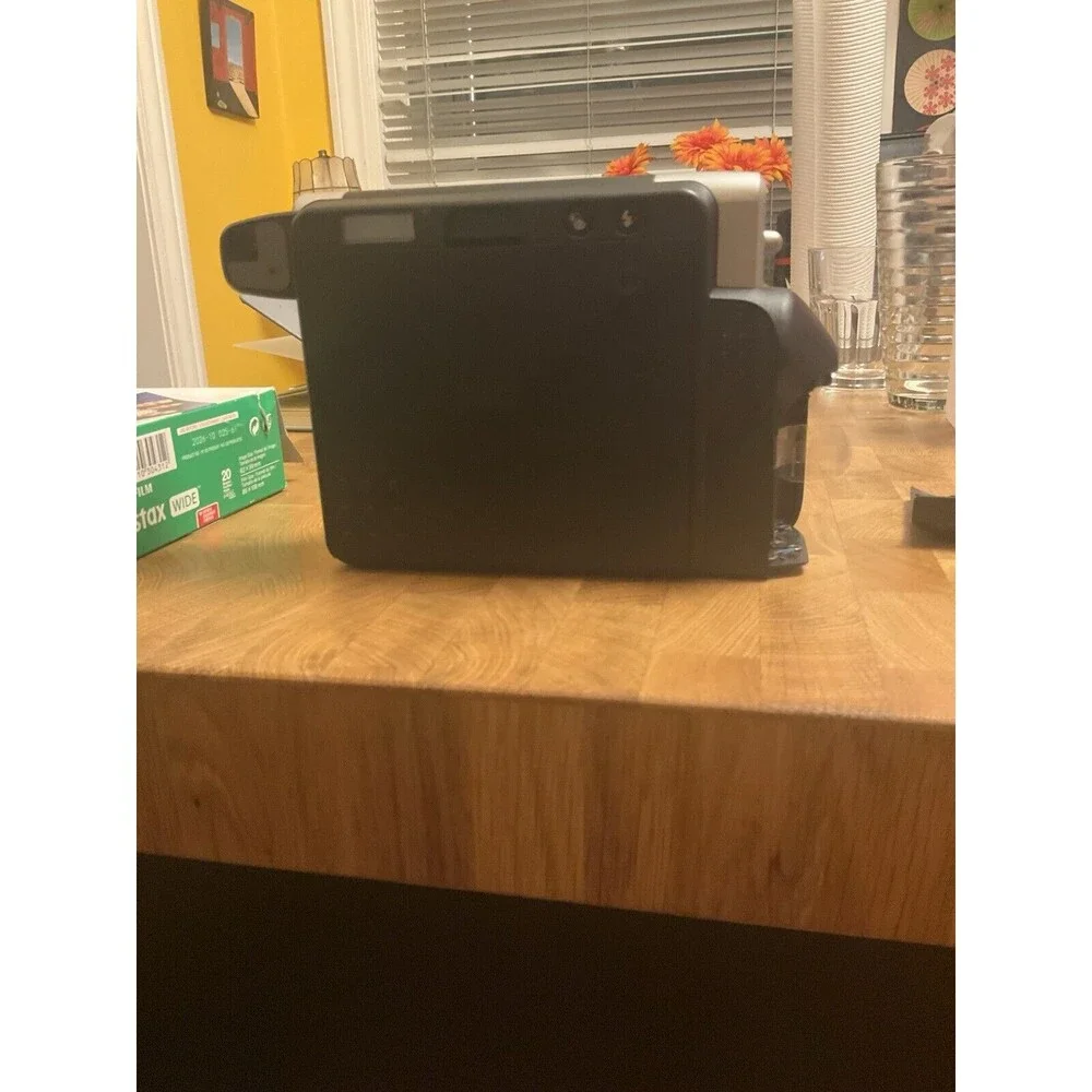 Fujifilm Instax Wide 300 Instant Film Camera Black/Silver PerfectCondition +Film